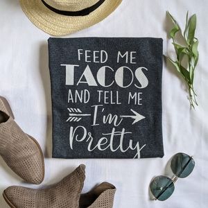 Gilden "Feed Me Tacos" Tshirt